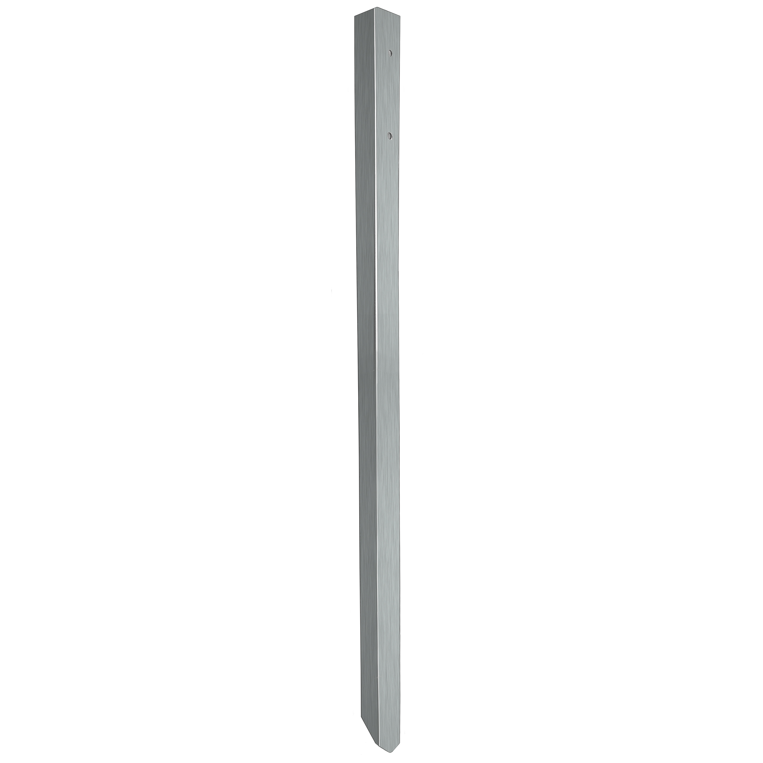 Edelstahl Einschlagpfosten 740 mm für Parkplatzschilder – inkl. Schrauben-0